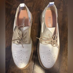 $400+ Pollini wingtip loafer sneaker espadrille made in Italy 37 Us 6.5-7